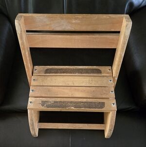 Vintage Child's Folding Step Stool/Chair